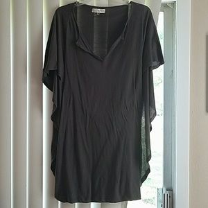Organic cotton cape tunic